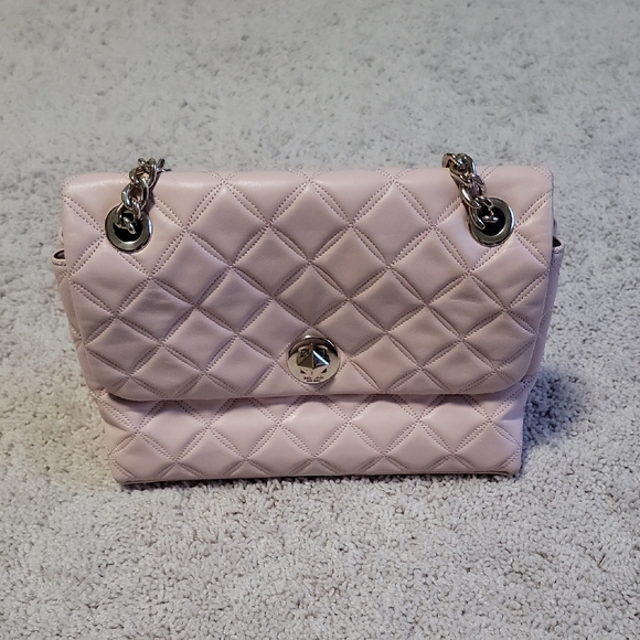 Handbags - Katespade Light Pink Quilted Crossbody Shoulder Bag
